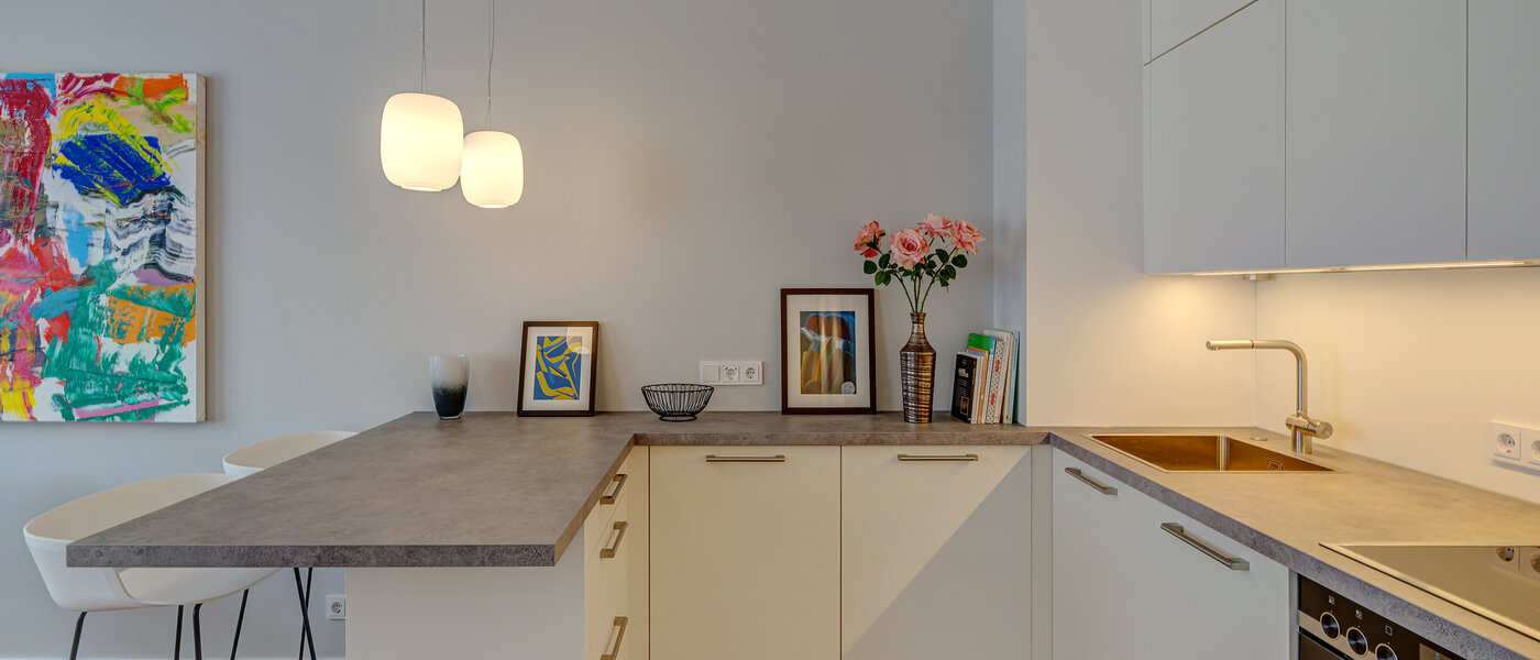 appartamento München Bogenhausen 01 cucina 13999