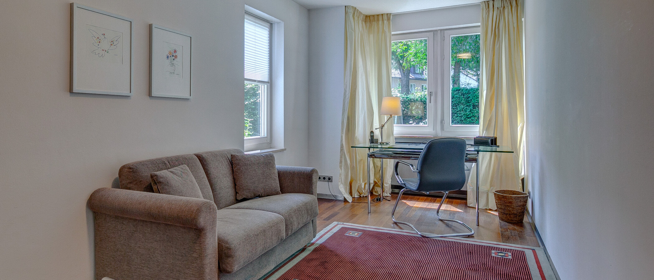 appartamento con giardino München Herzogpark 01 zona ufficio 1401