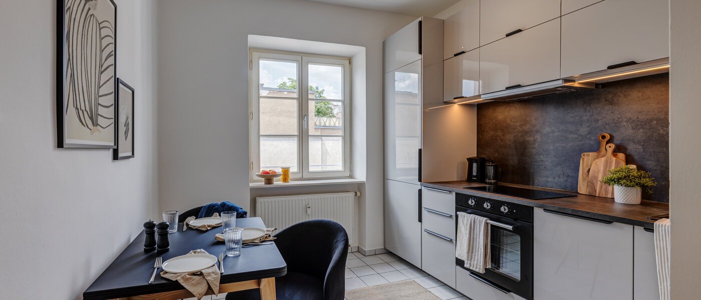 appartamento München Lehel 01 cucina 14023
