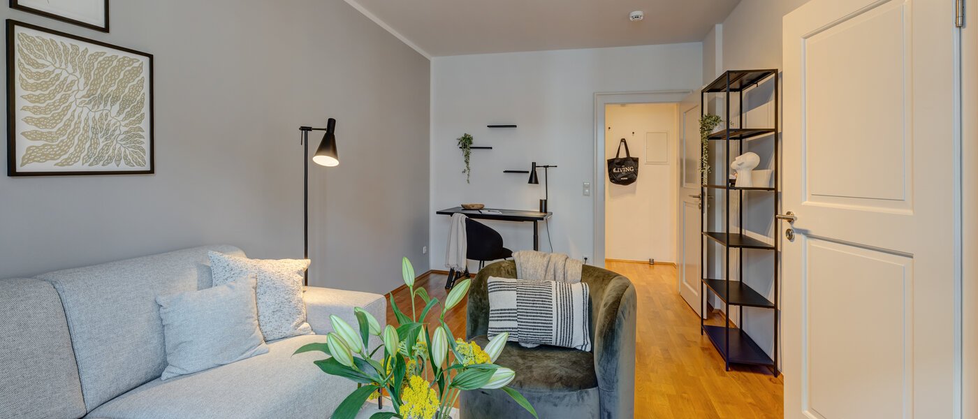 appartamento München Lehel 02 soggiorno 14023