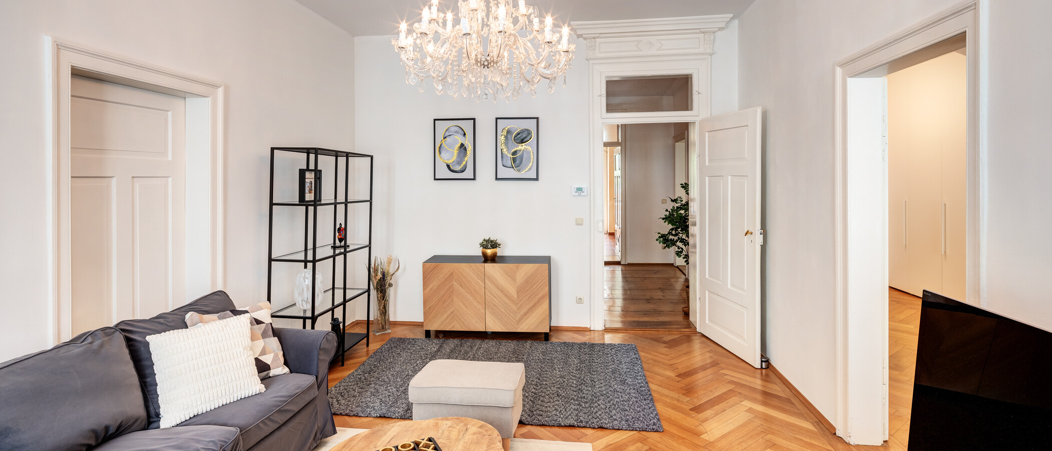 appartamento München Altstadt 02 zona living 14028