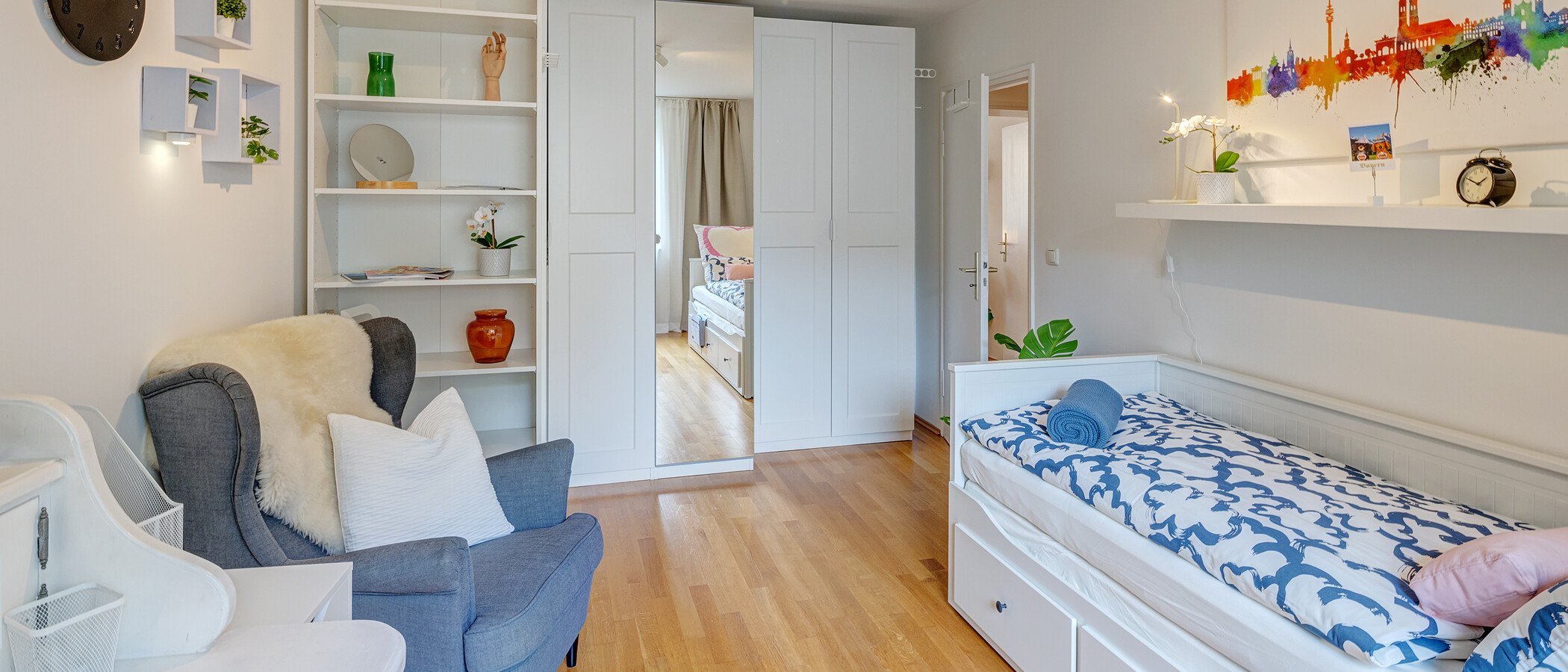 appartamento München Lehel 07 2° camera da letto 14040