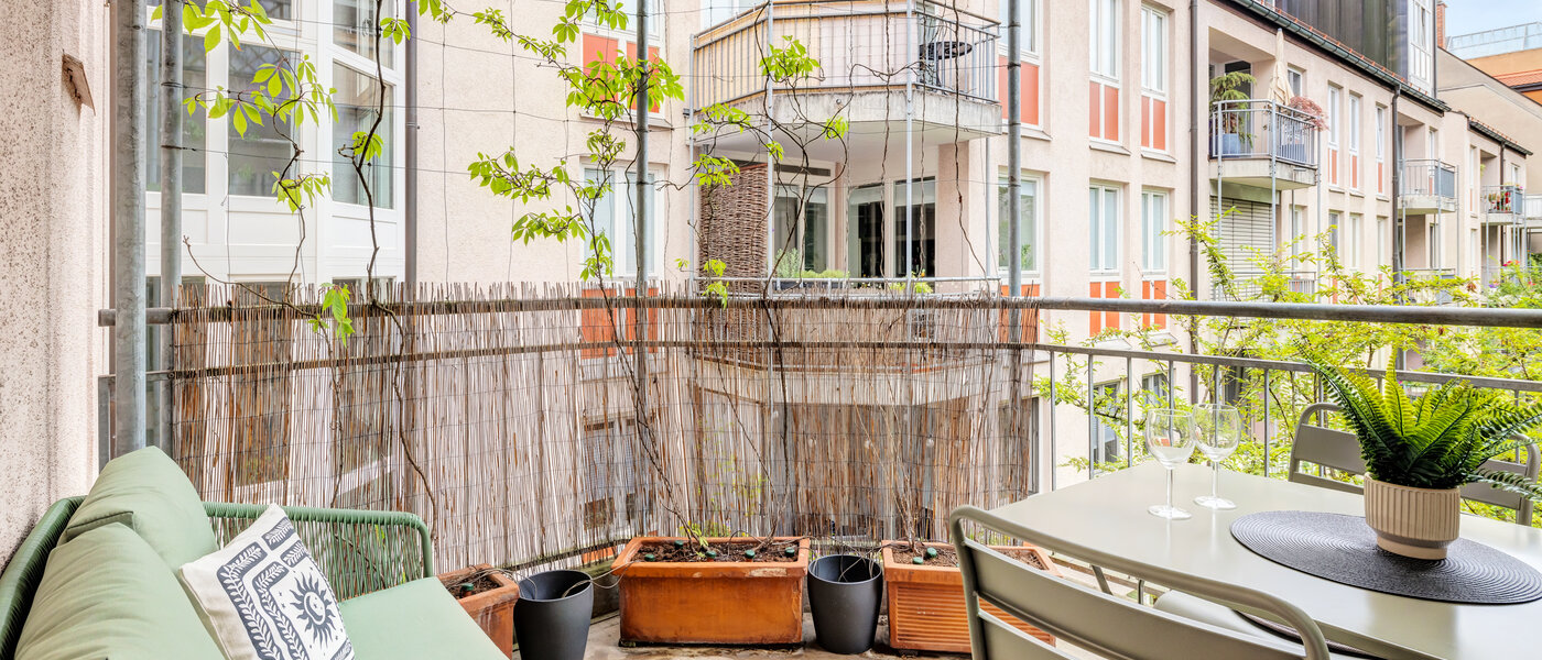 appartamento München Lehel 04 balcone 14051