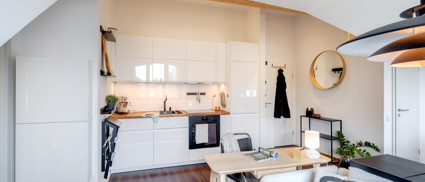 attico München Sendling 01 cucina 14059