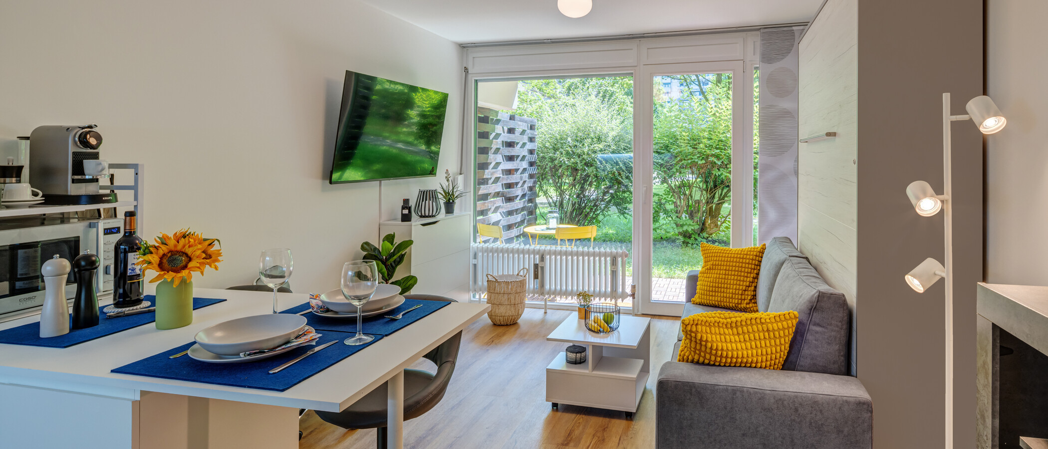 abitazione München Haidhausen 01 zona living 14070