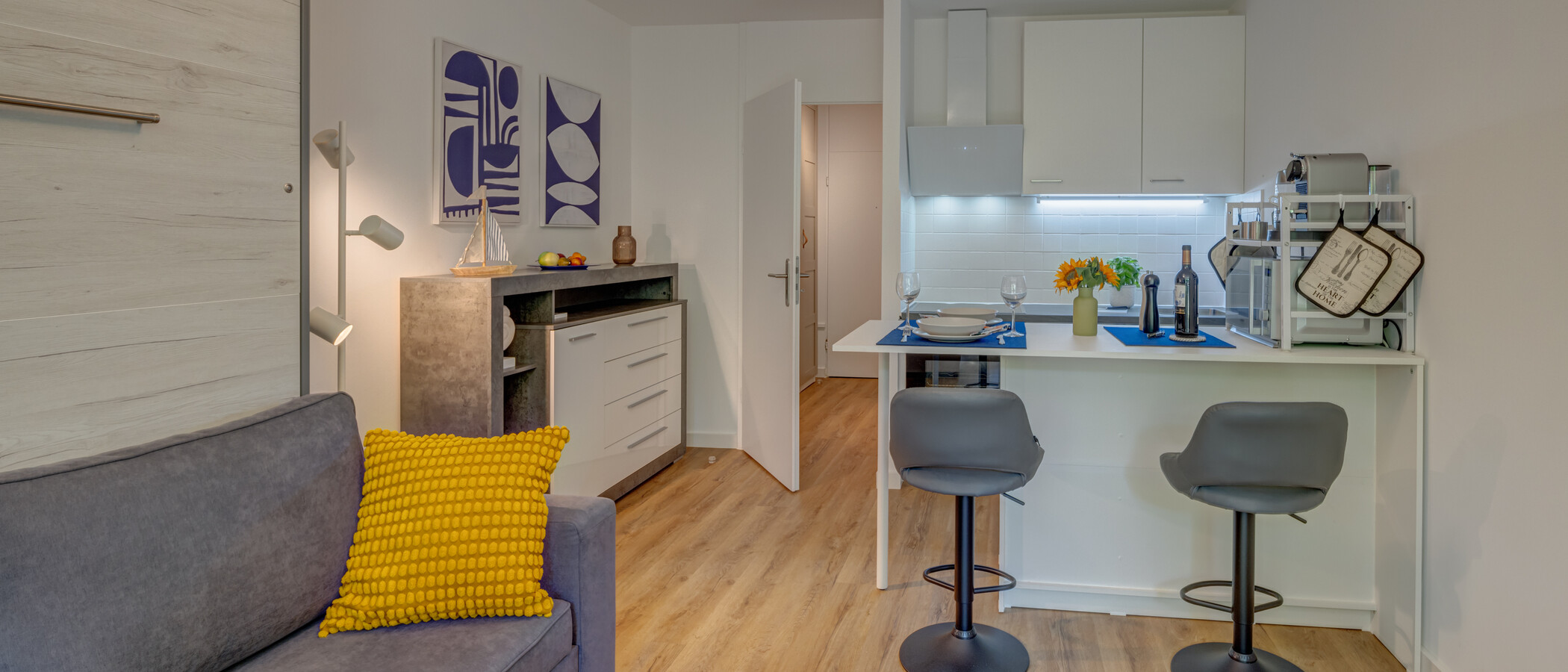 abitazione München Haidhausen 04 zona living 14070