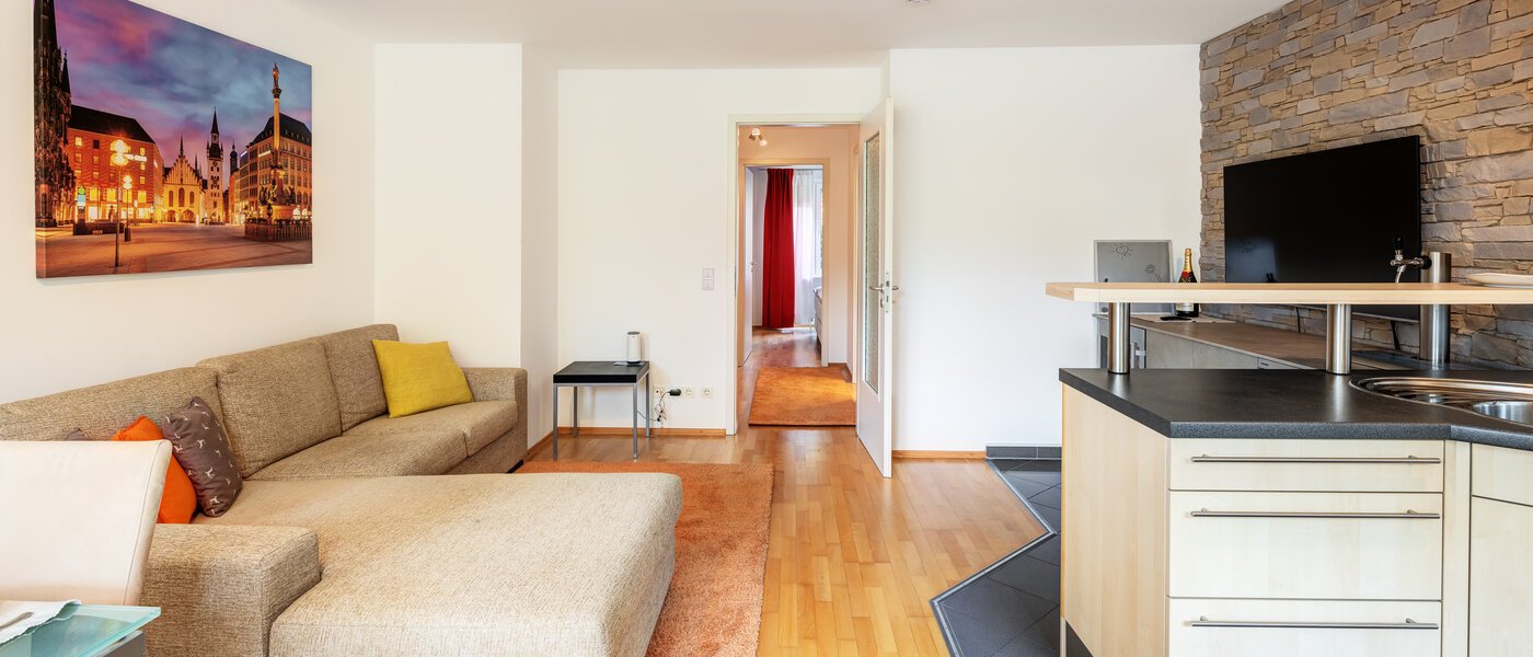 appartamento München Daglfing 03 zona living 14078