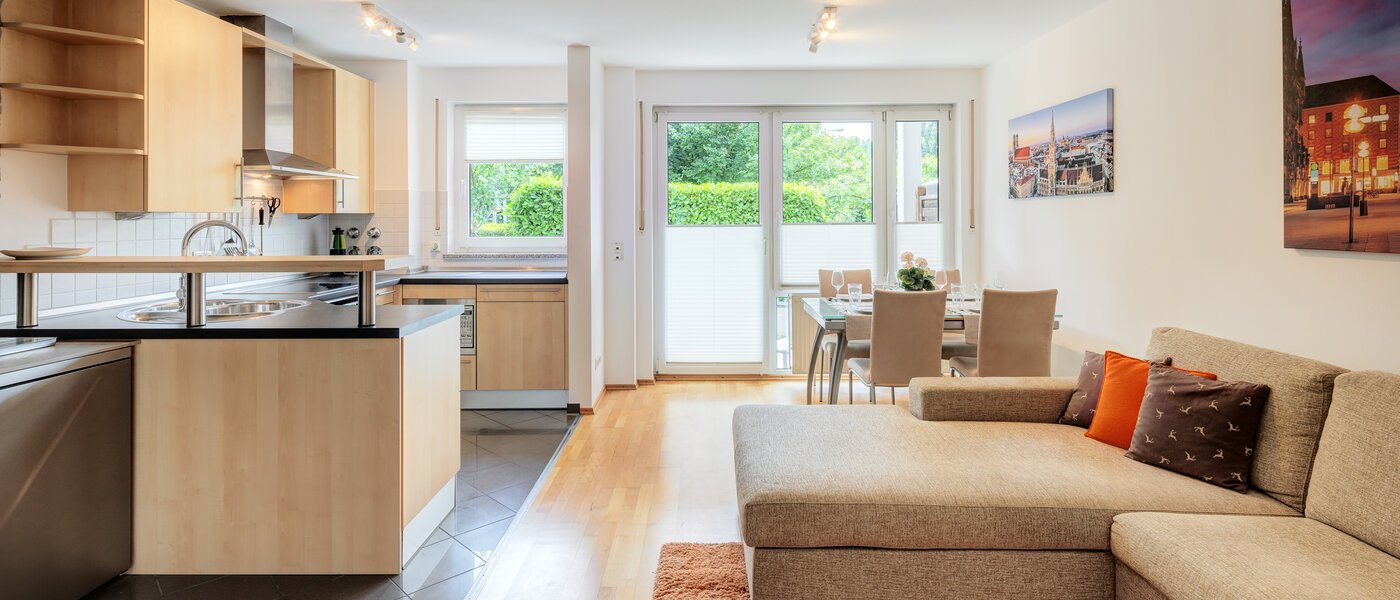 appartamento München Daglfing 04 zona living 14078