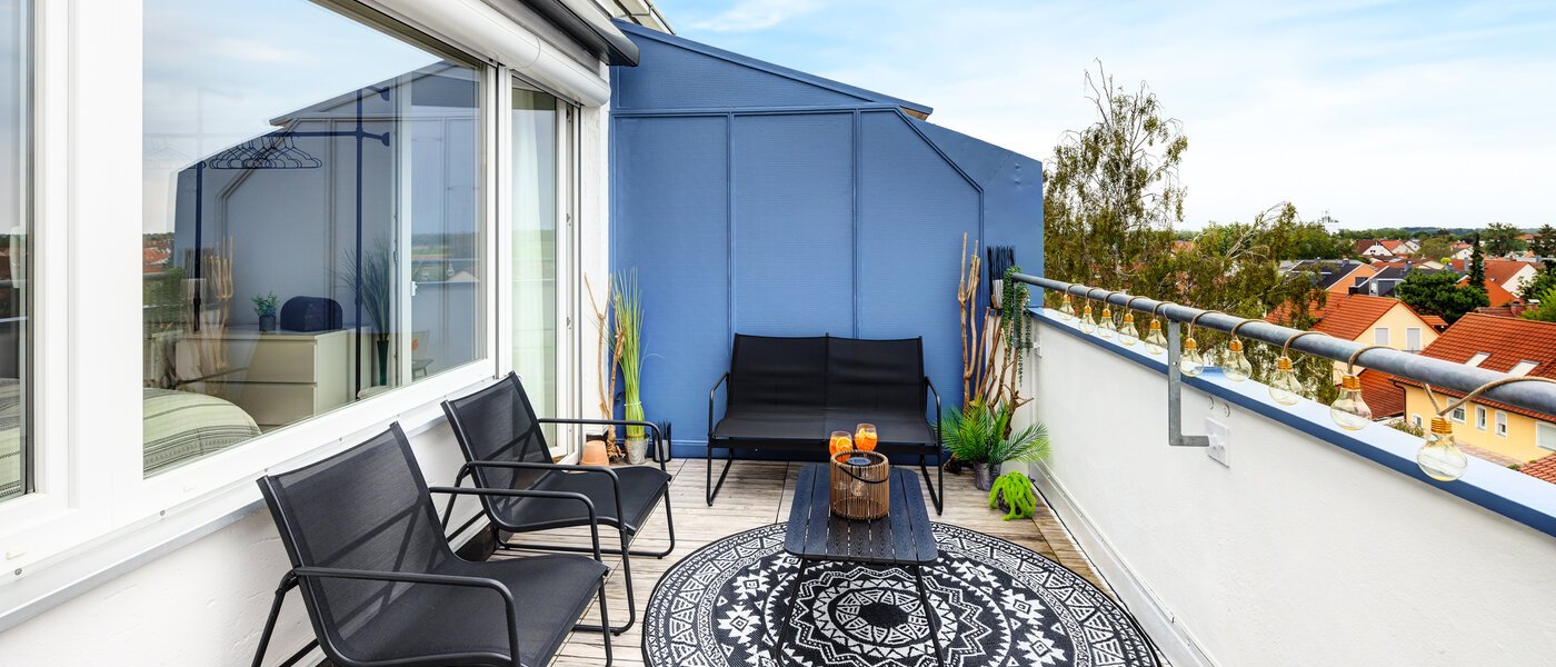 appartamento München Neufahrn b. Freising 01 terrazza sul tetto 14081