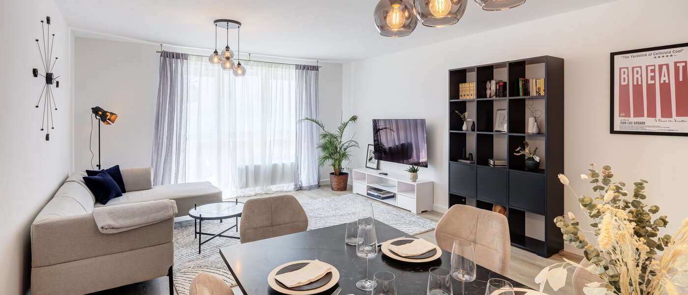 appartamento München Neuhausen 01 zona living 14083