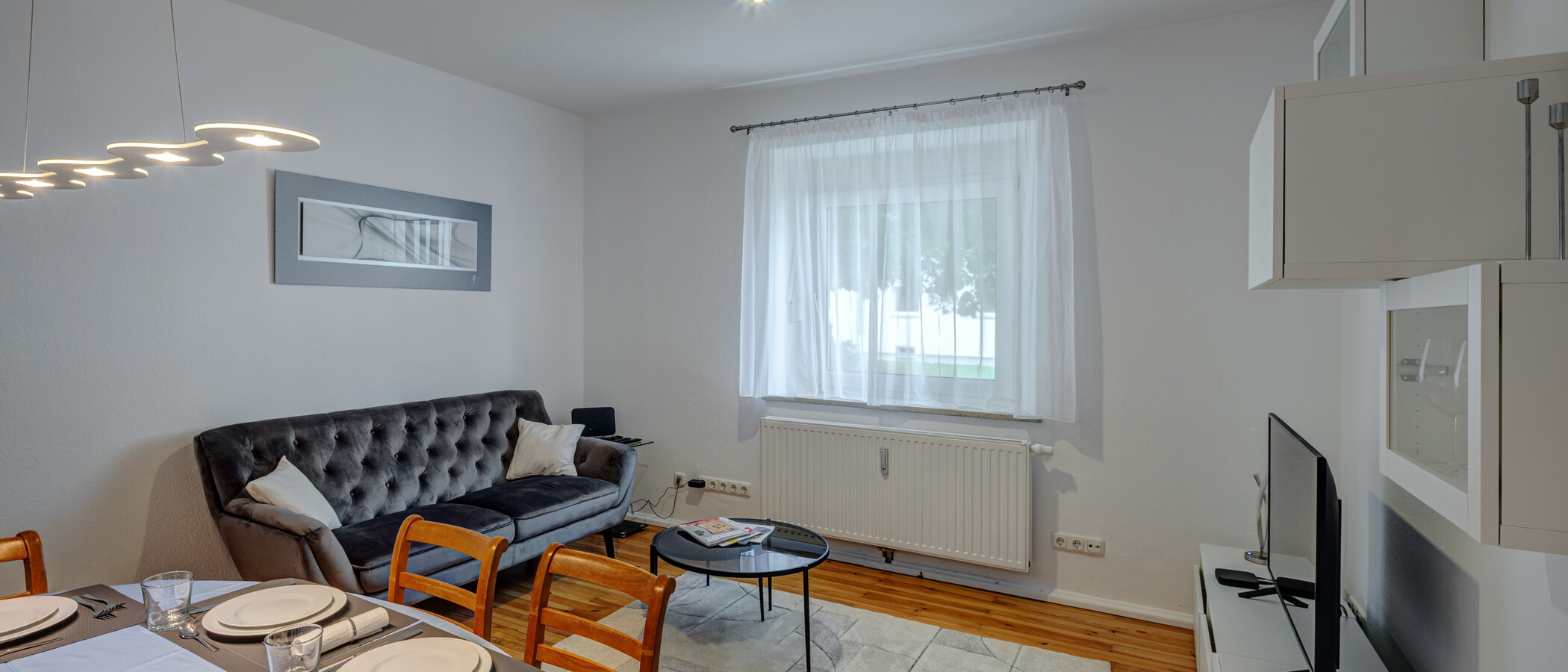 appartamento München Obergiesing 02 zona living 14087