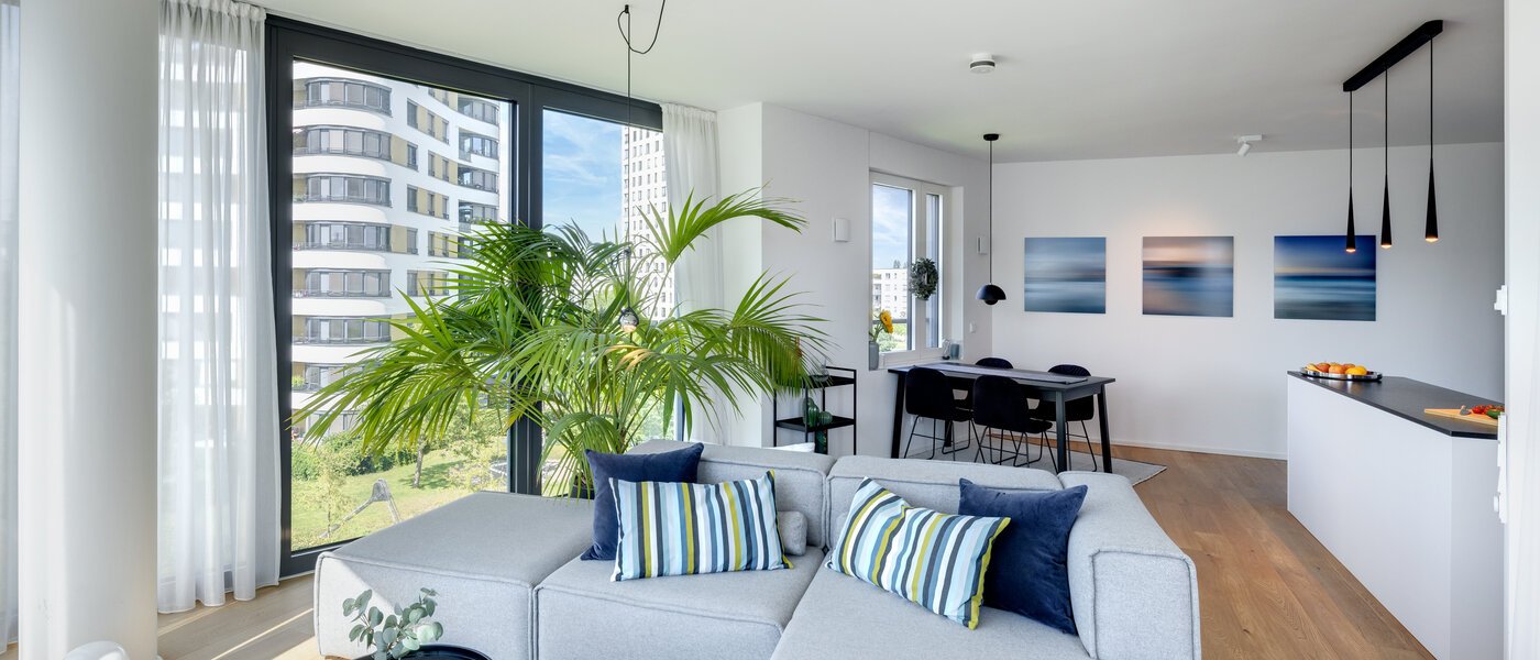 appartamento München Obersendling 03 zona living 14091