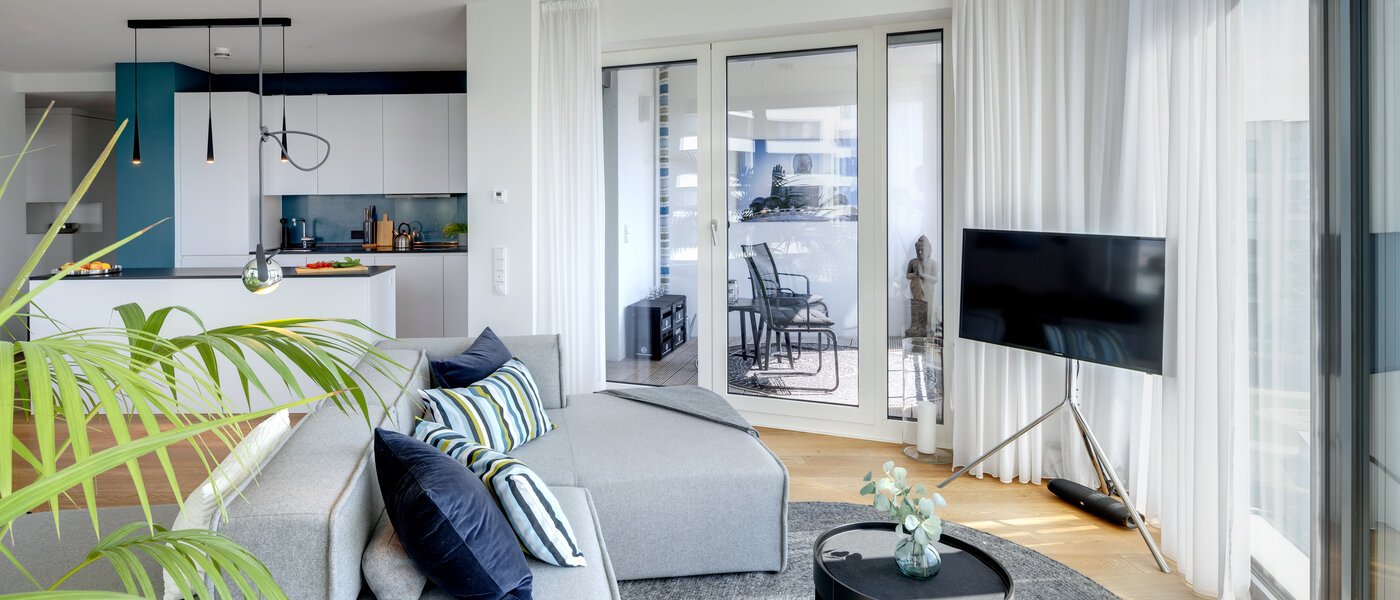 appartamento München Obersendling 05 zona living 14091