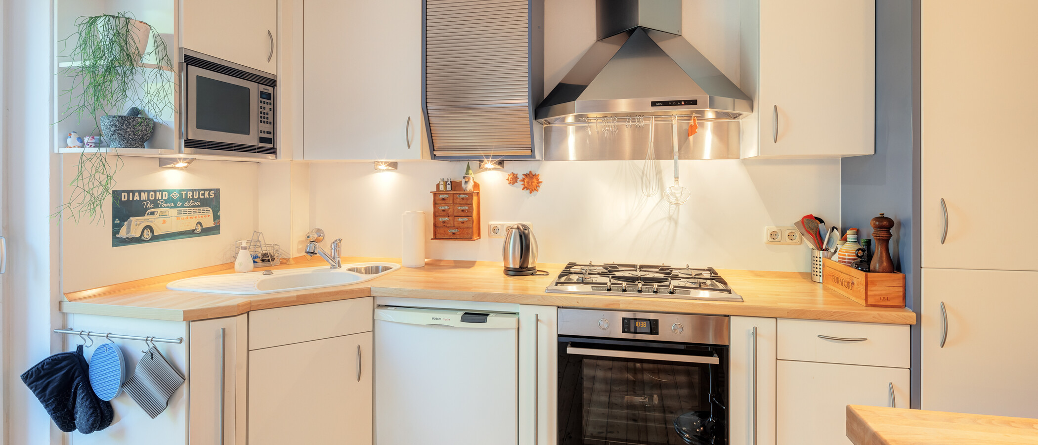 attico München Neuhausen 01 cucina 14119