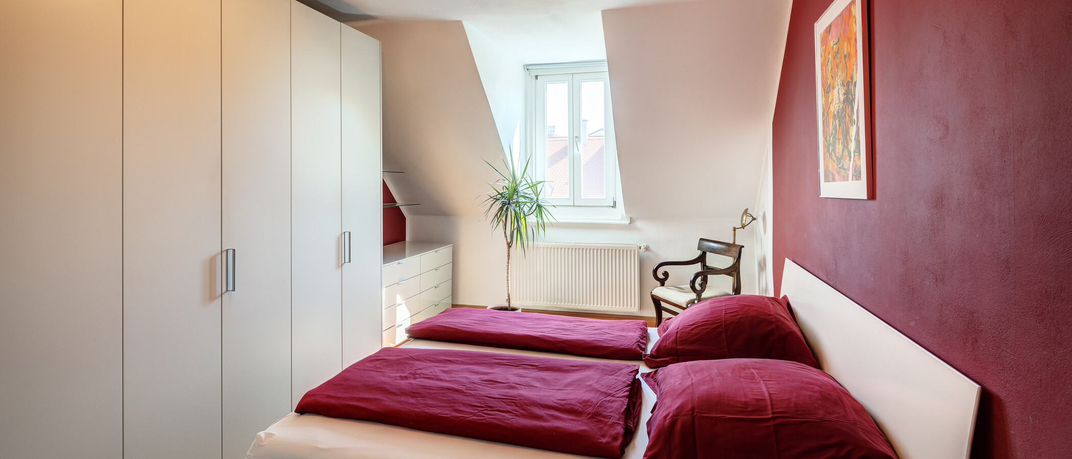 attico München Neuhausen 01 camera da letto 14119