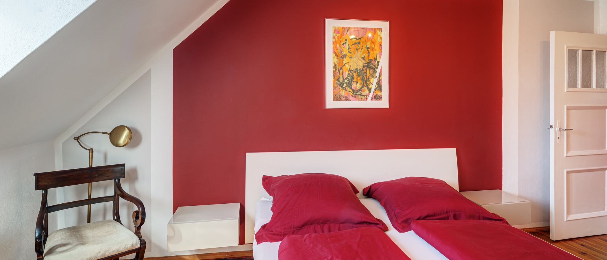 attico München Neuhausen 02 camera da letto 14119