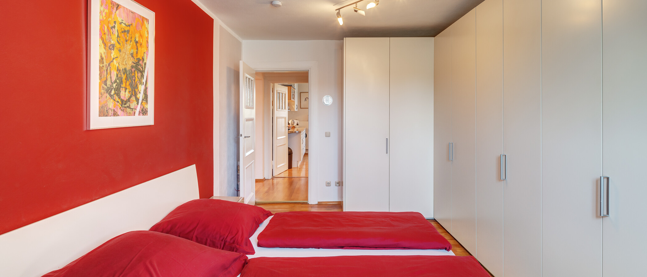 attico München Neuhausen 03 camera da letto 14119