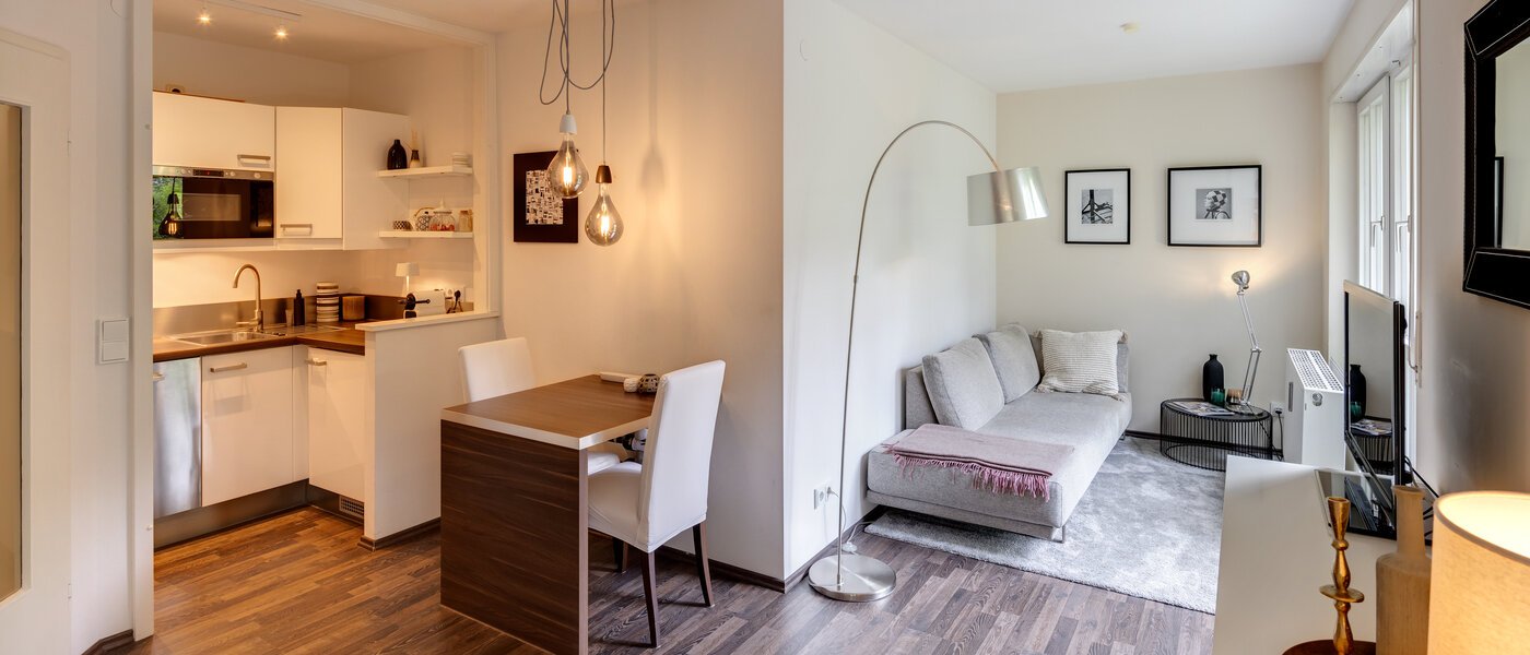 appartamento München Schwabing-Nord (zw. Belgrad- & Leopoldstraße) 01 zona living 14138