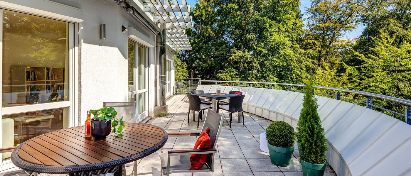 appartamento München Solln 01 terrazza sul tetto 14145