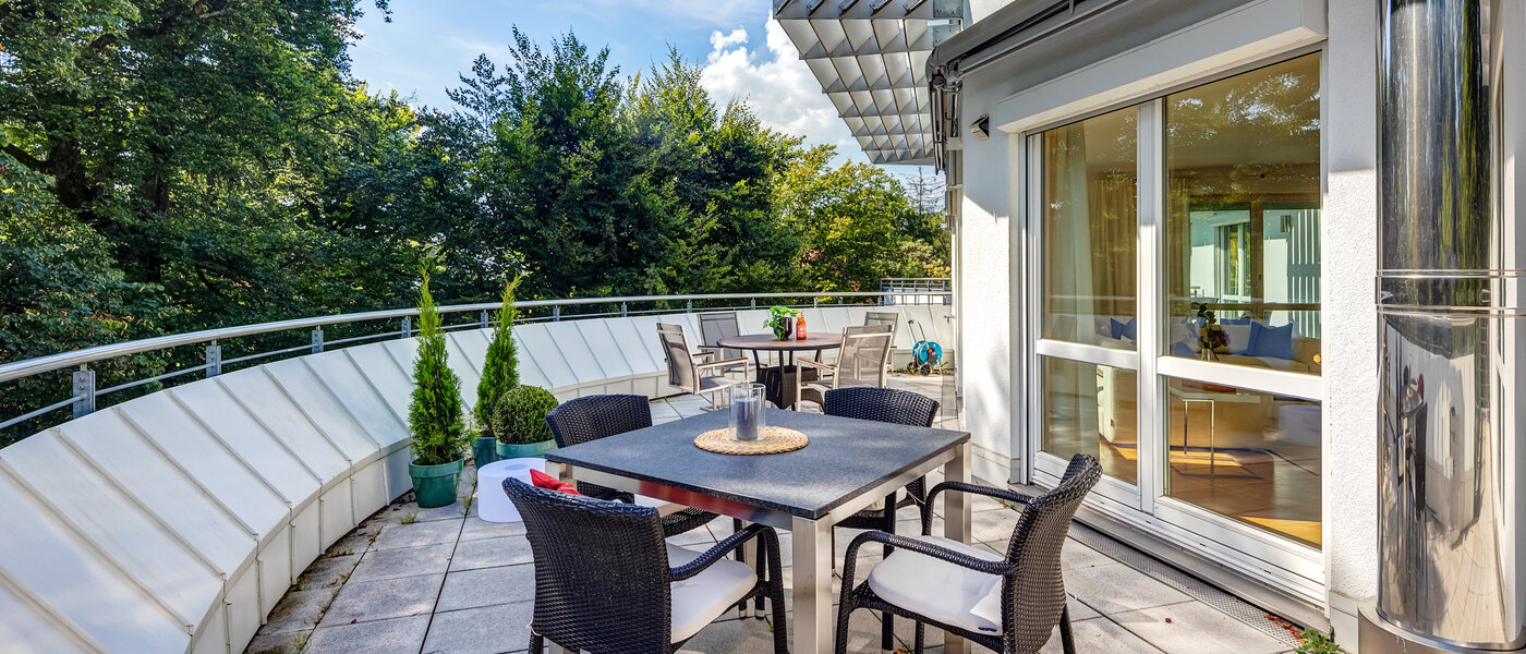 appartamento München Solln 02 terrazza sul tetto 14145