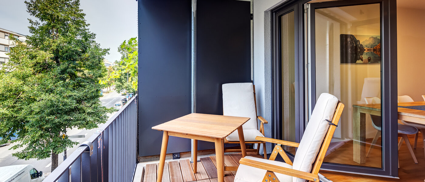 appartamento München Untersendling 01 balcone 14149