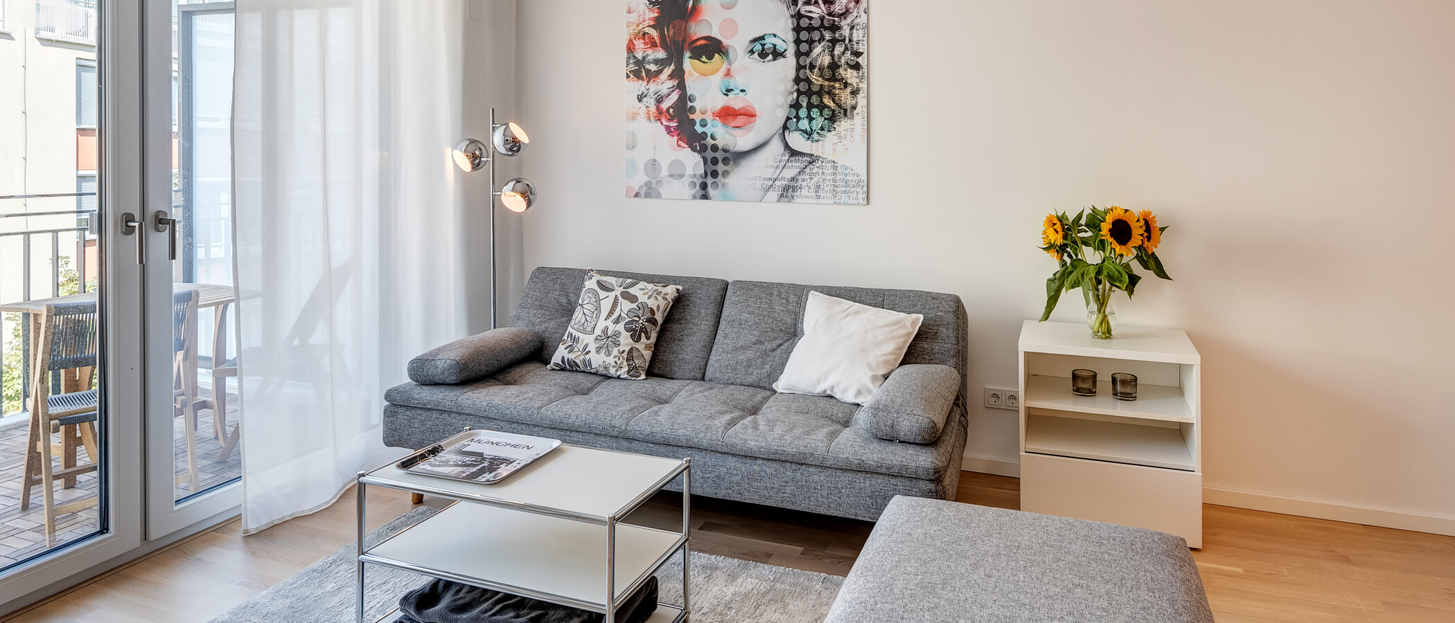appartamento München Neuhausen 03 zona living 14150