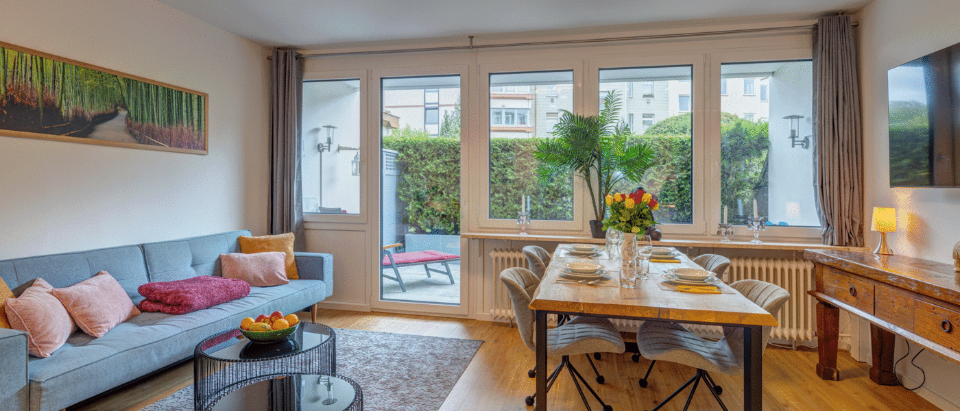 appartamento München Mittersendling 03 zona living 14157