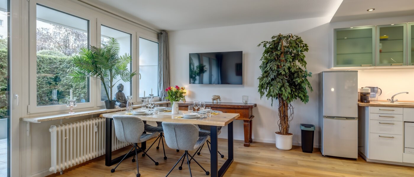 appartamento München Mittersendling 04 zona living 14157