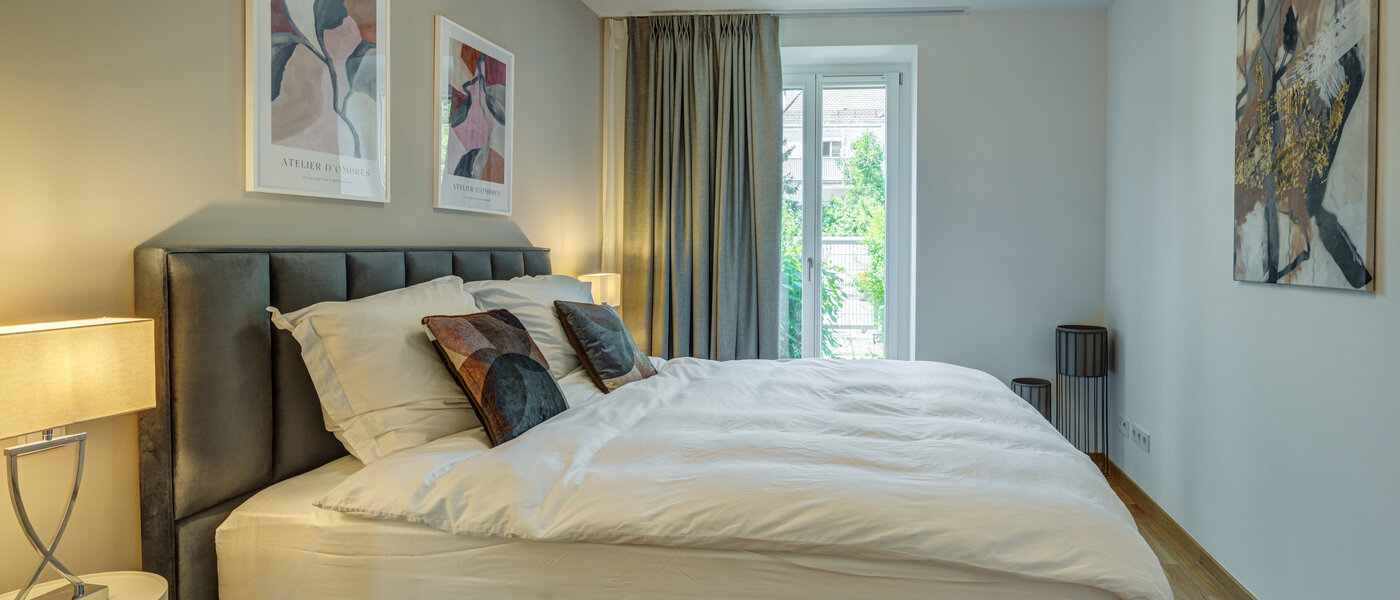 appartamento München Obermenzing 02 camera da letto 14168