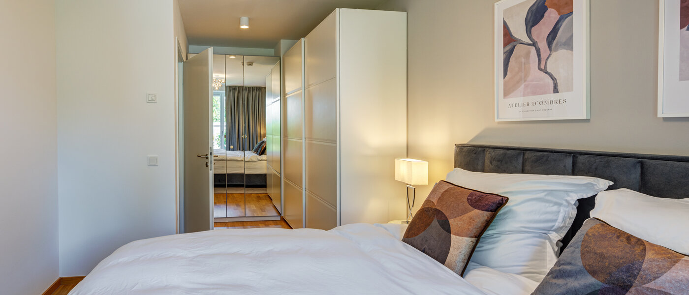 appartamento München Obermenzing 03 camera da letto 14168