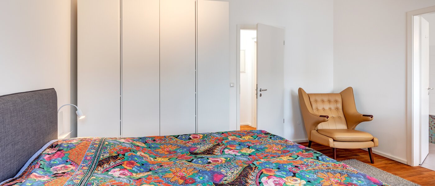 attico München Isarvorstadt 03 camera da letto 14172