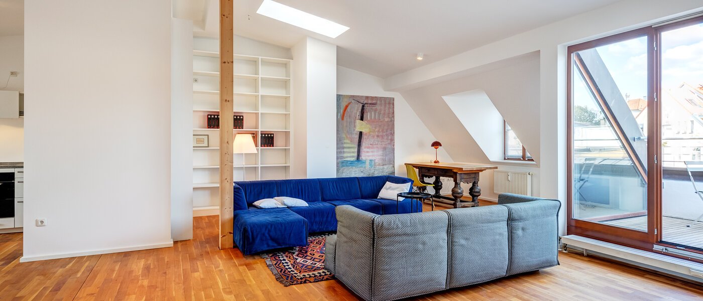 attico München Isarvorstadt 02 zona living 14172