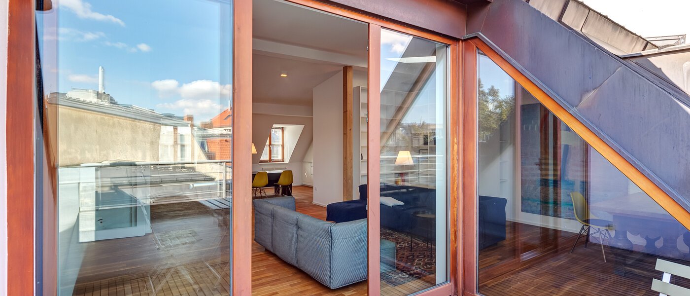 attico München Isarvorstadt 02 terrazza sul tetto 14172