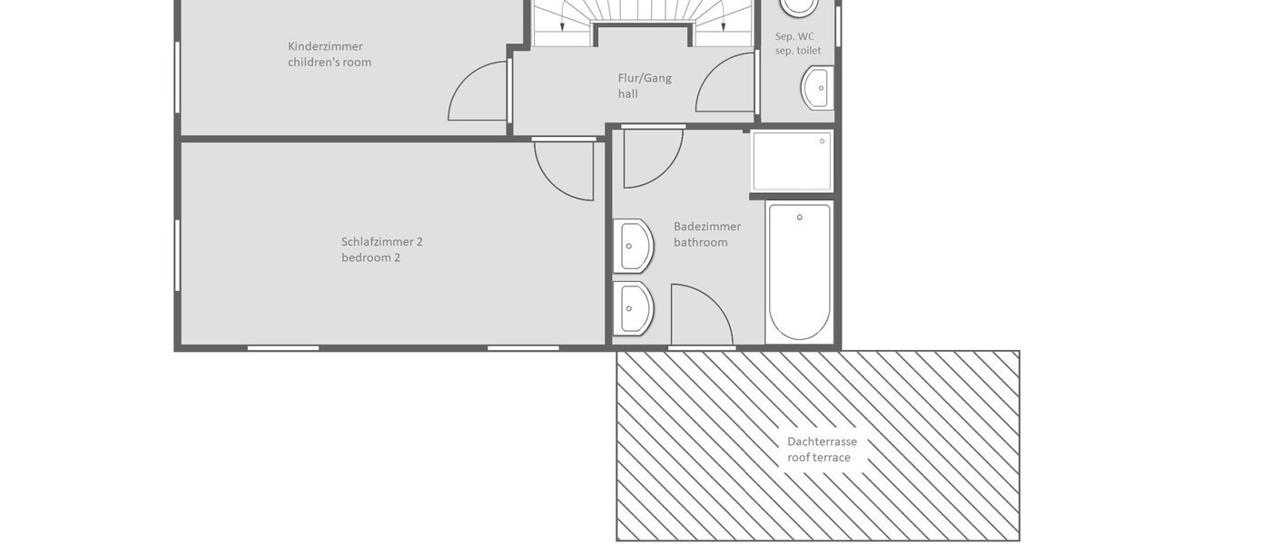 casa a schiera Ottobrunn 02 planimetria 14180