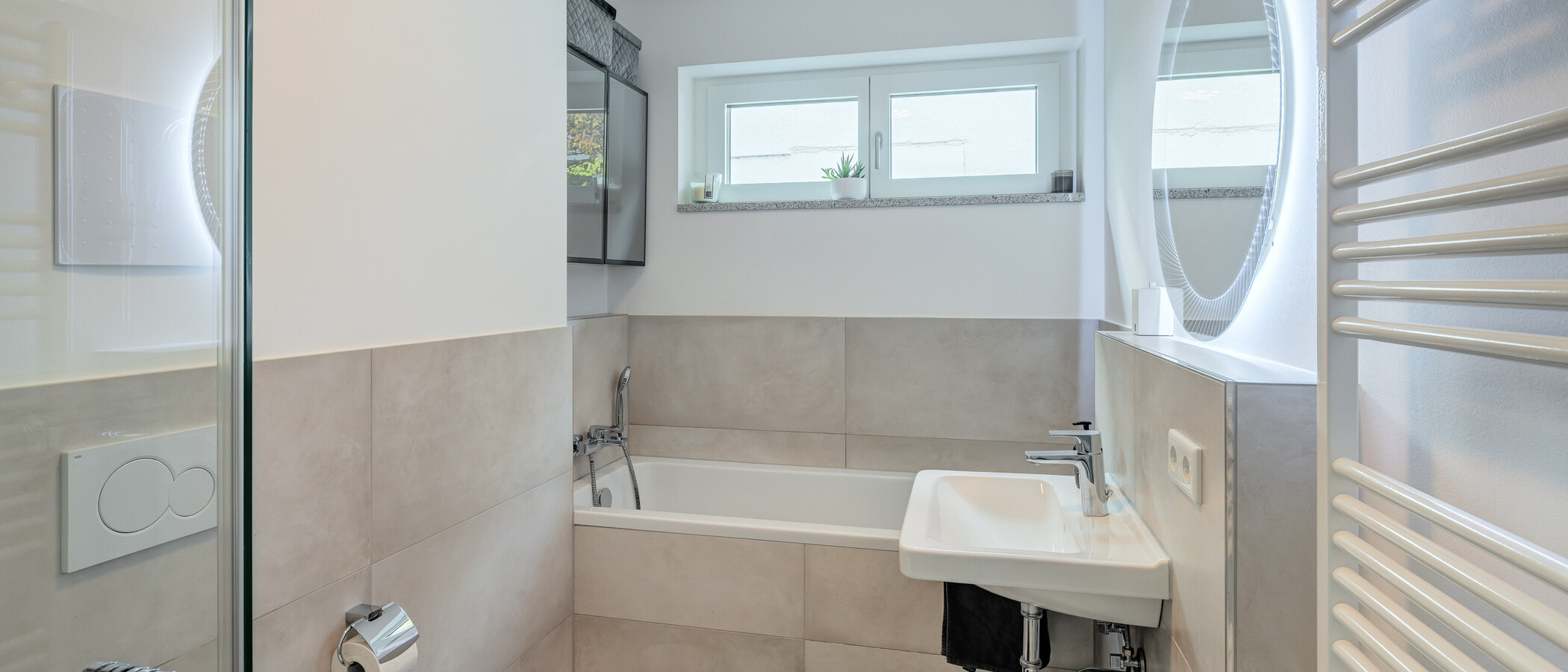 appartamento con giardino München Solln 01 bagno 14197