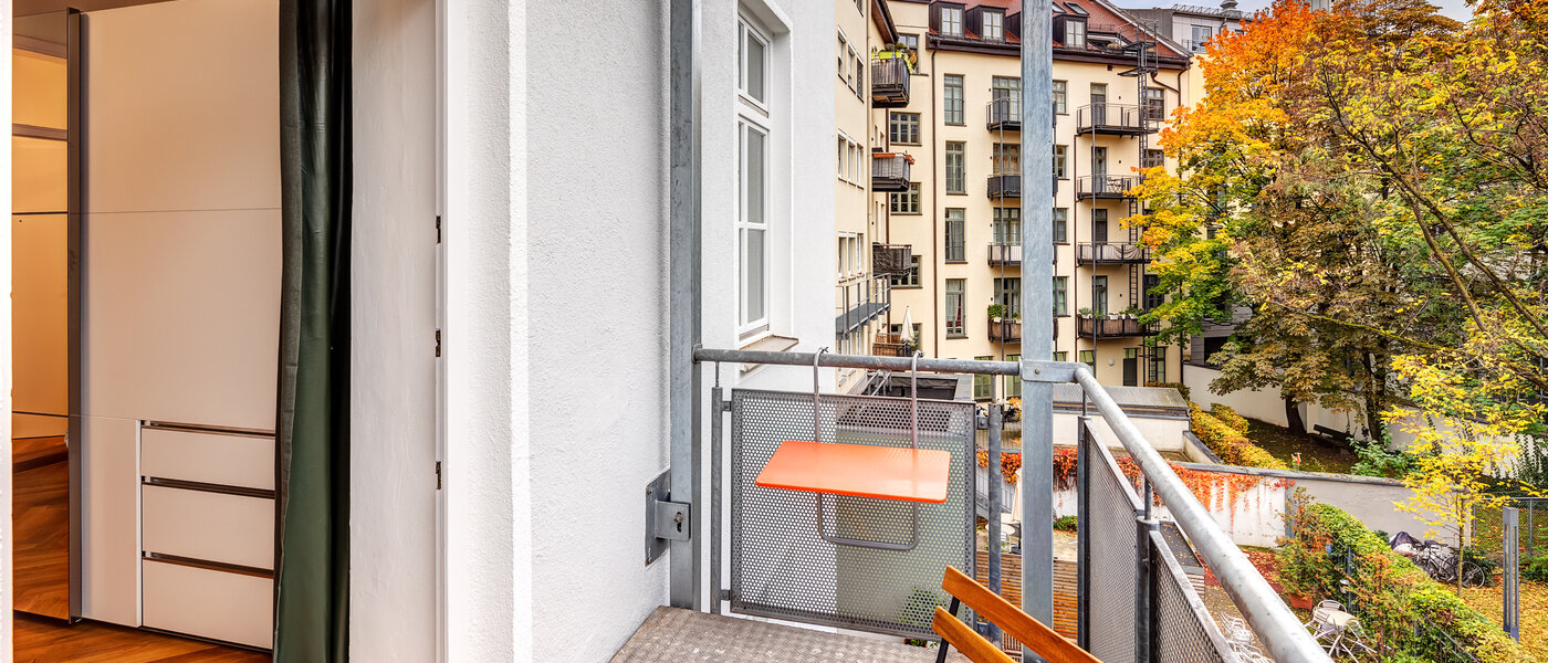 appartamento München Maxvorstadt - Museumsviertel 03 balcone 14203