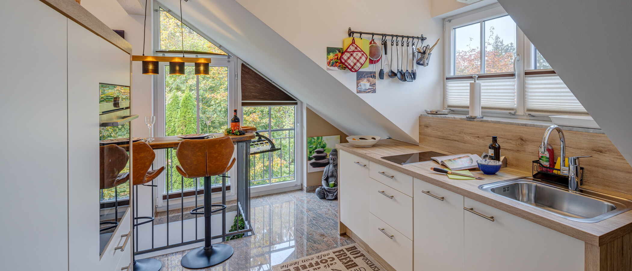 attico München Waldperlach 01 cucina 14206