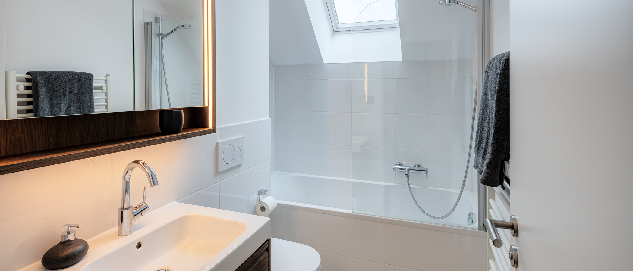 attico con terrazzo München Großhadern 01 bagno 14211