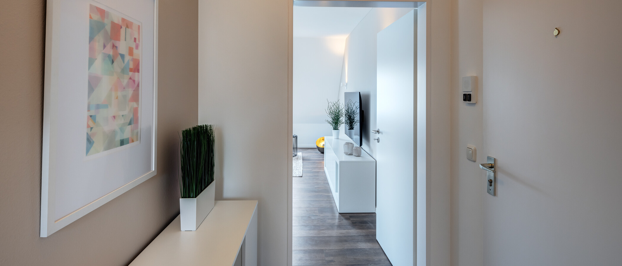 attico con terrazzo München Großhadern 04 ingresso/corridioio 14211