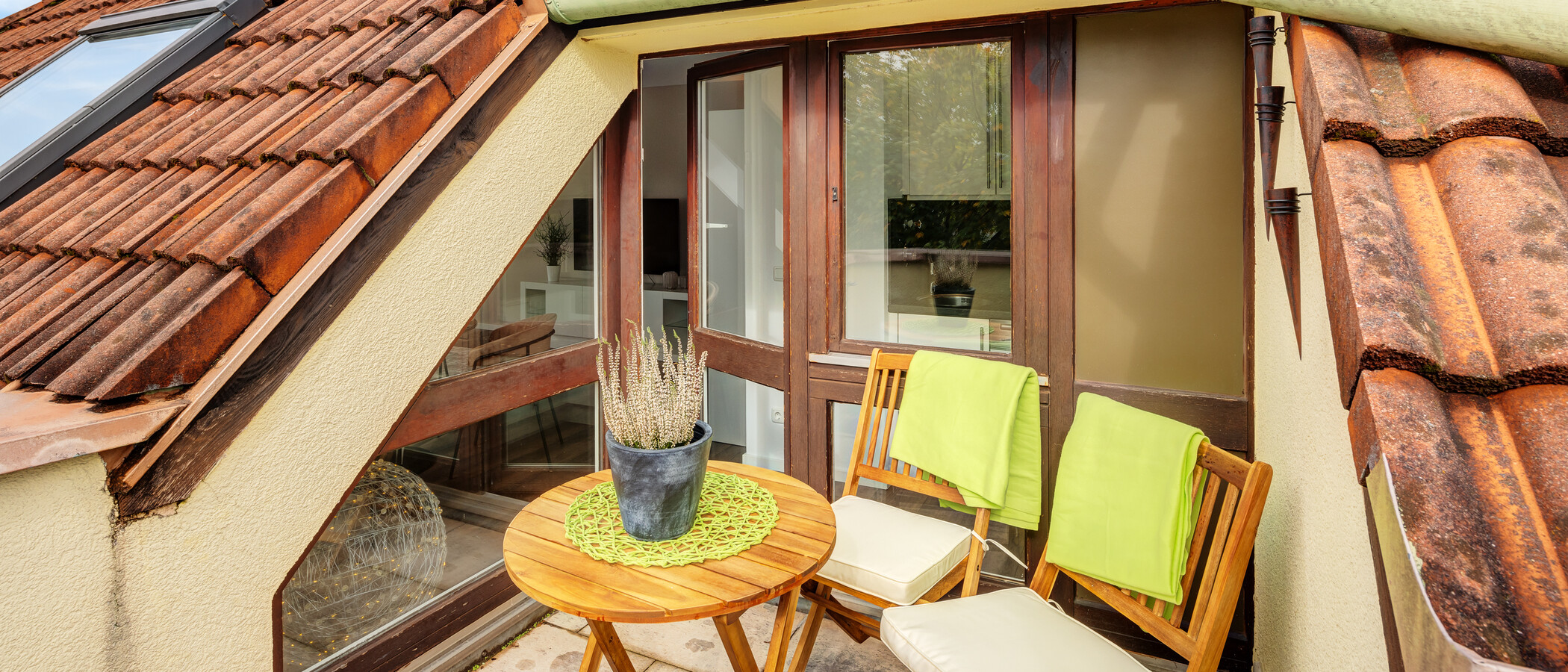 attico con terrazzo München Großhadern 01 terrazza sul tetto 14211