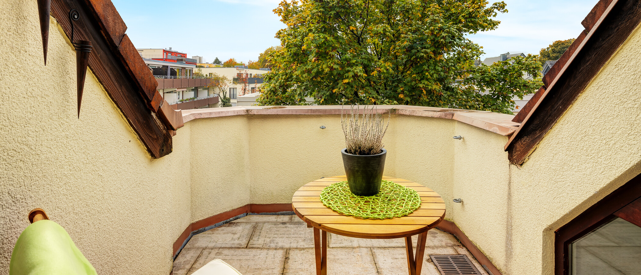 attico con terrazzo München Großhadern 02 terrazza sul tetto 14211