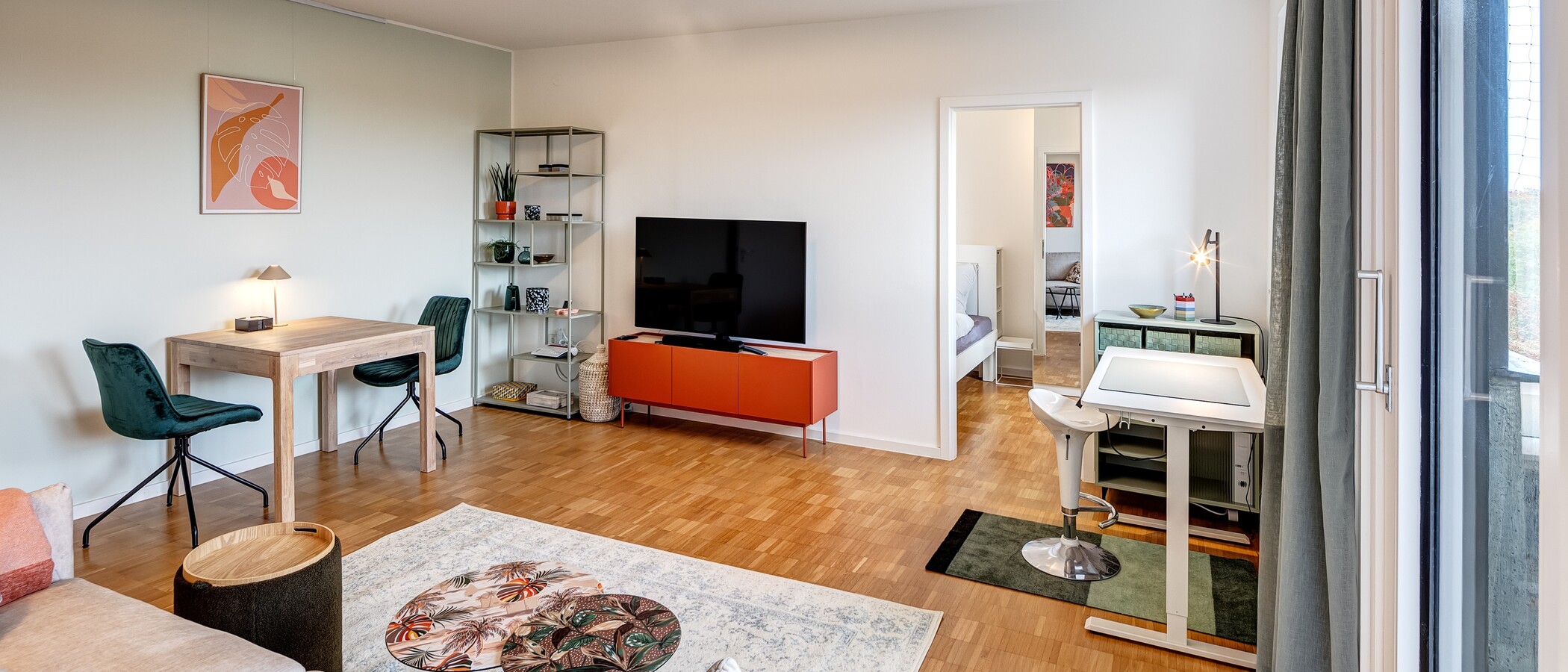 appartamento München Schwabing (rechts der Leopoldstraße) 01 soggiorno 14213