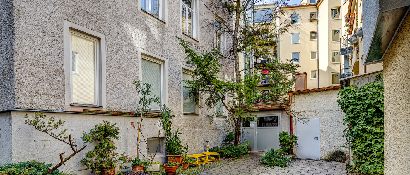 appartamento München Lehel 02 cortile interno  14214