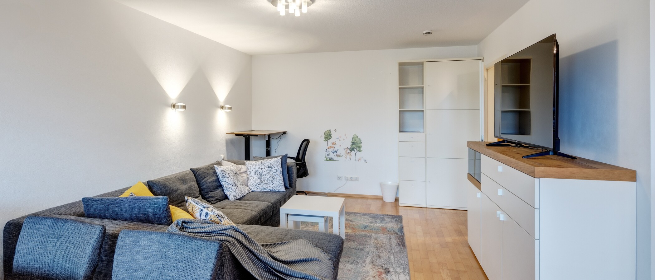 appartamento München Milbertshofen 04 zona living 14220