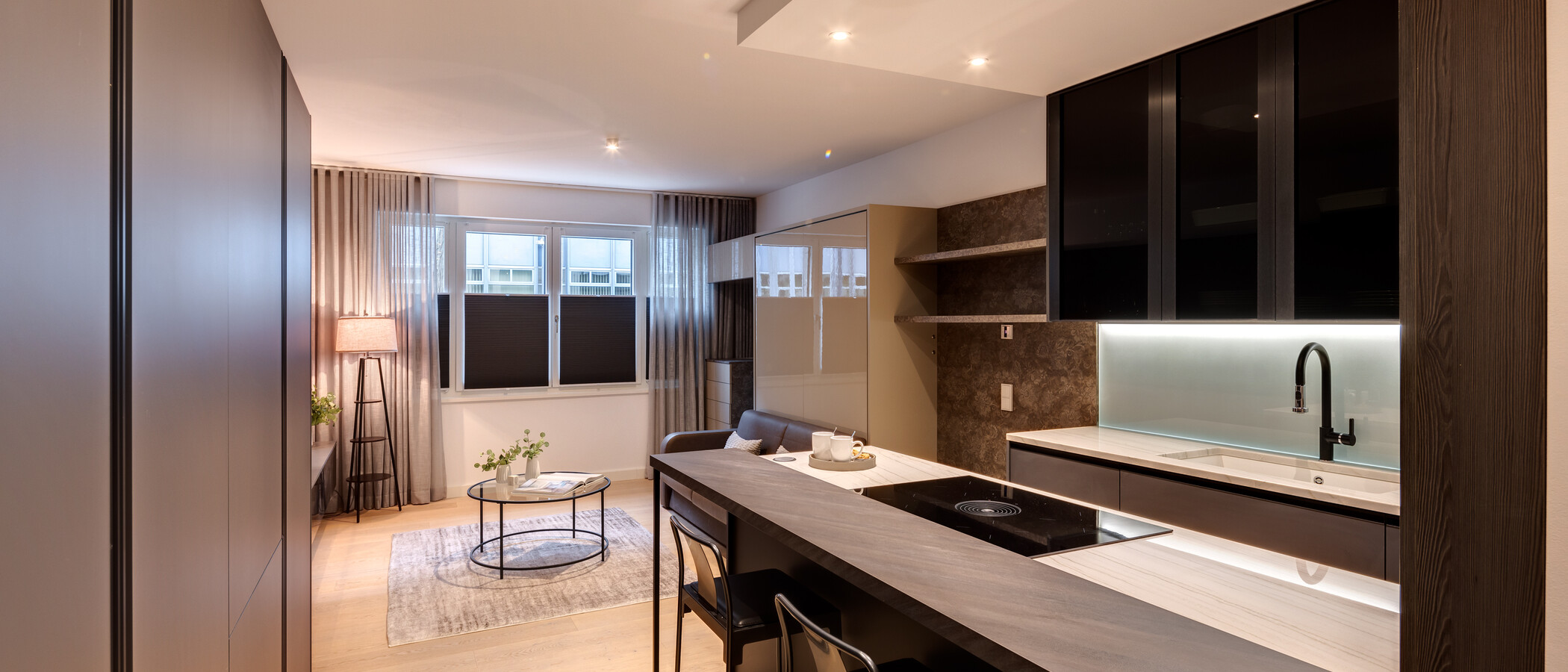 appartamento München Maxvorstadt 02 zona living 14239