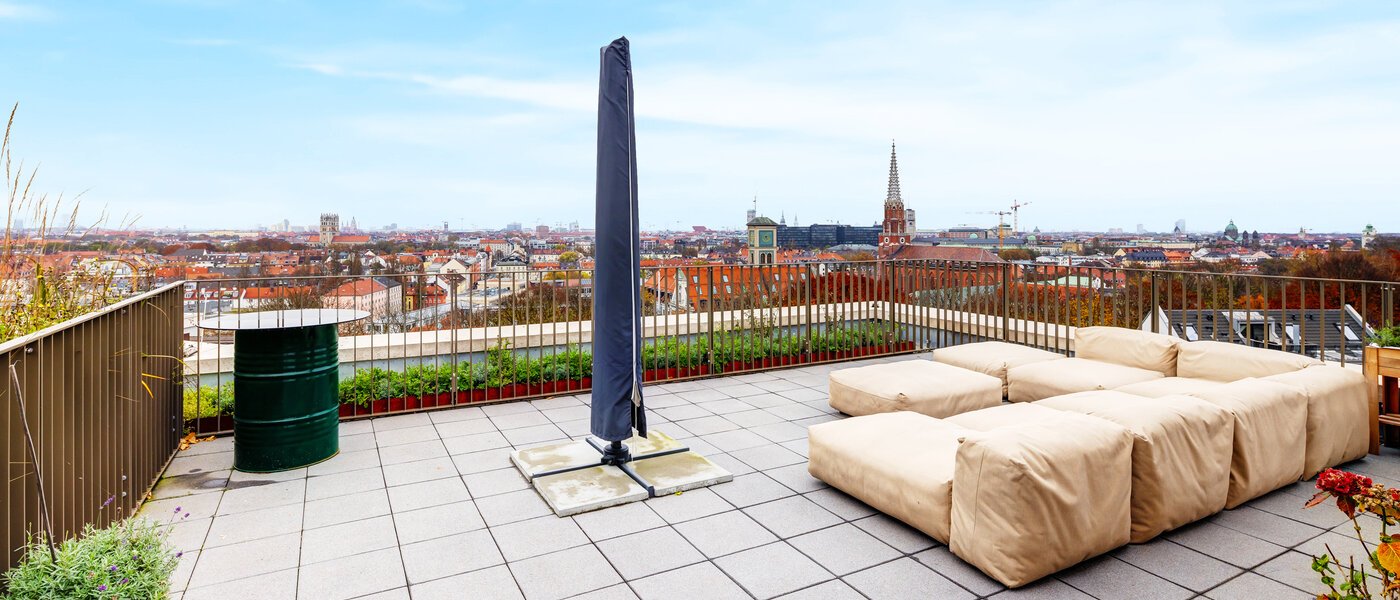 penthouse München Au 01 terrazza sul tetto 14243