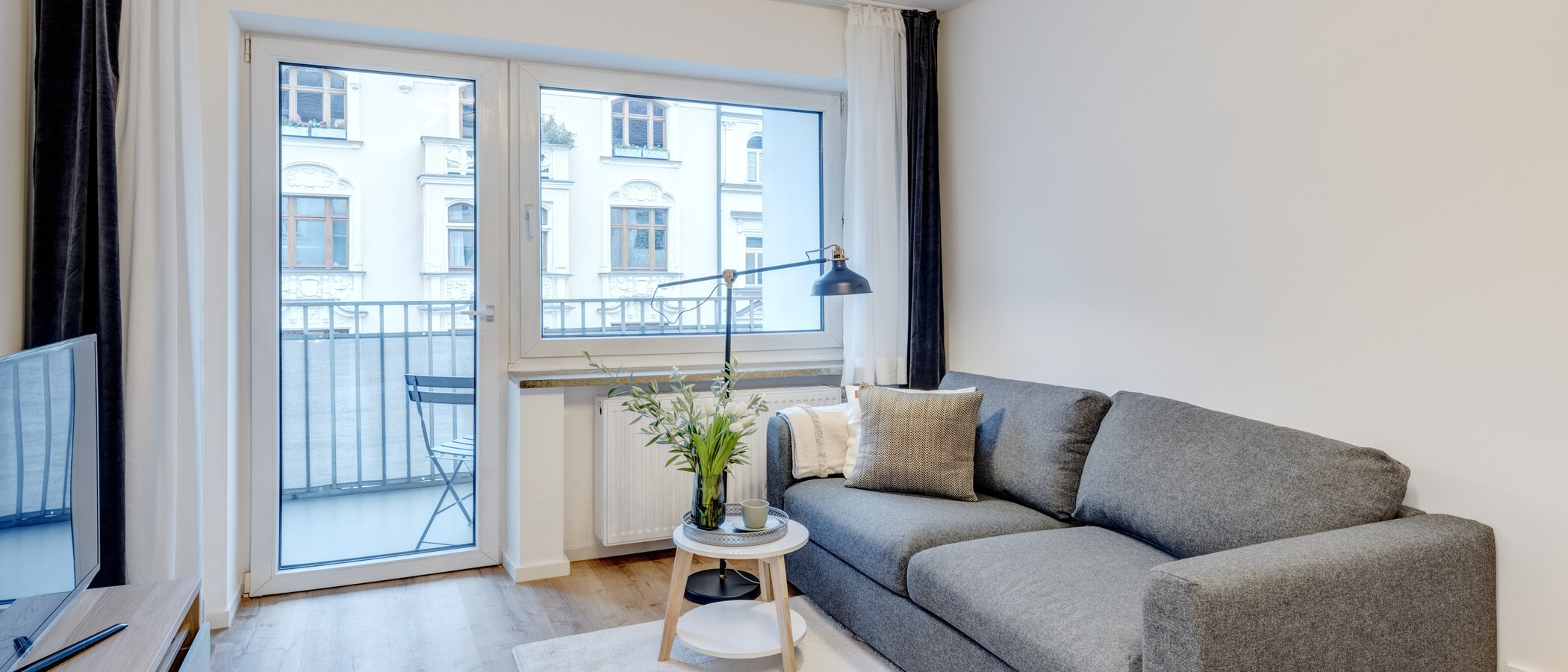 appartamento München Maxvorstadt - Westen 01 zona living 14247