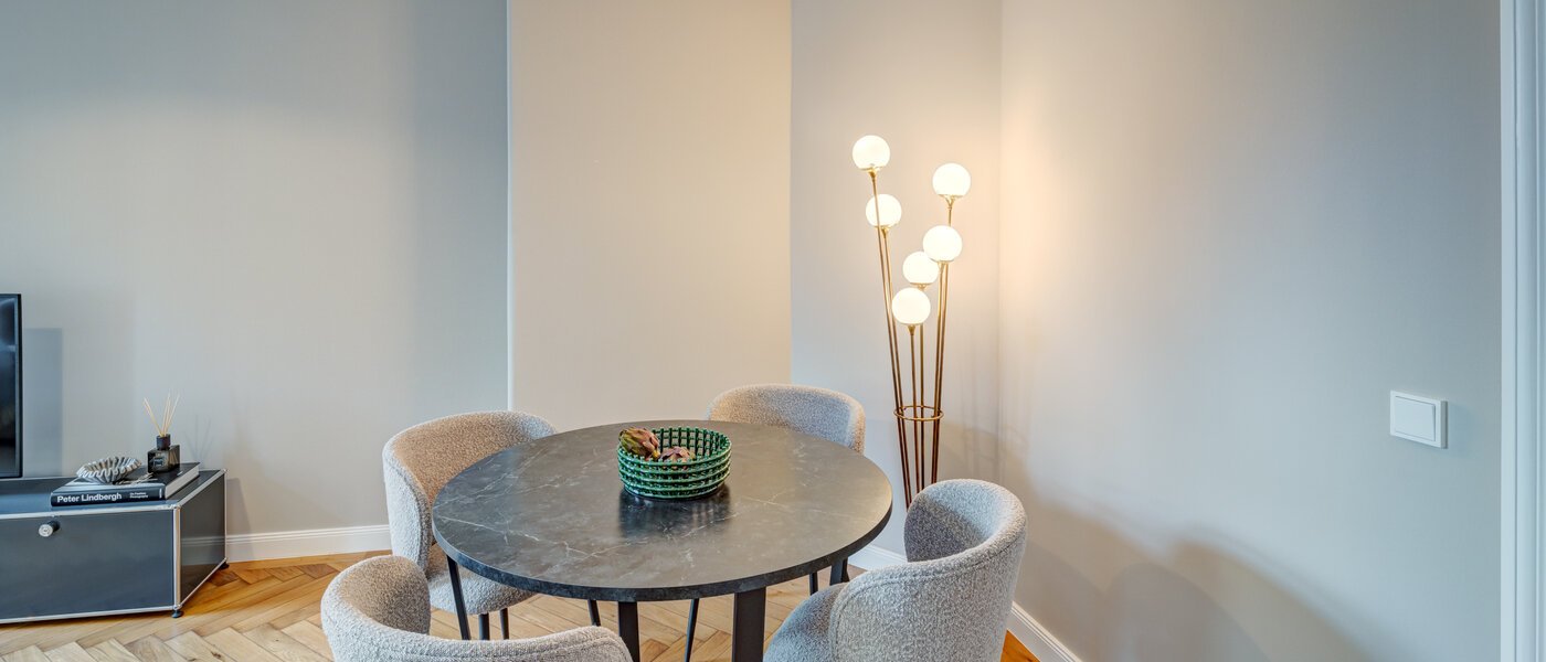 appartamento München Lehel 03 zona living 14254