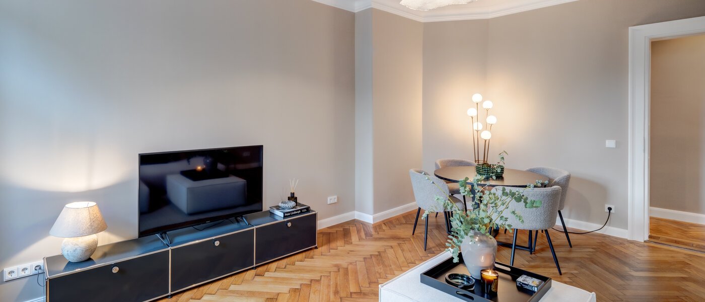 appartamento München Lehel 04 zona living 14254