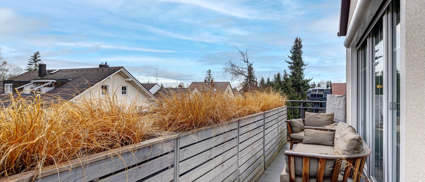 attico München Fasangarten 01 1° balcone 14268